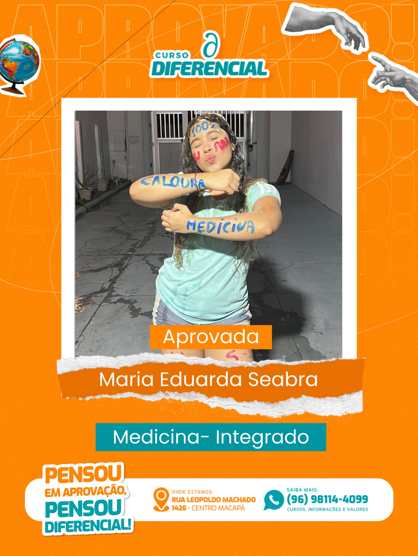 Aluno aprovado do Curso Diferencial