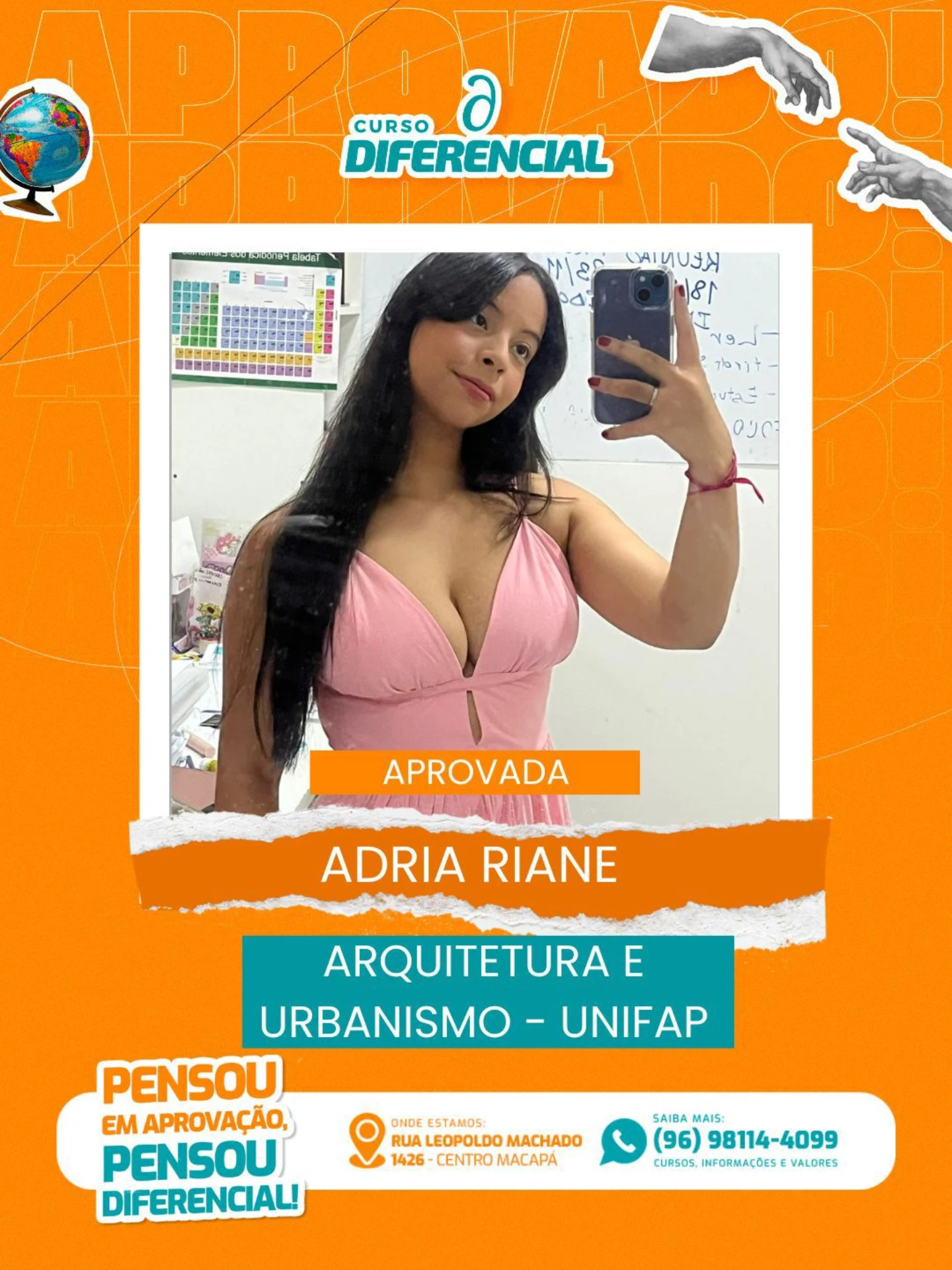 Aluno aprovado do Curso Diferencial