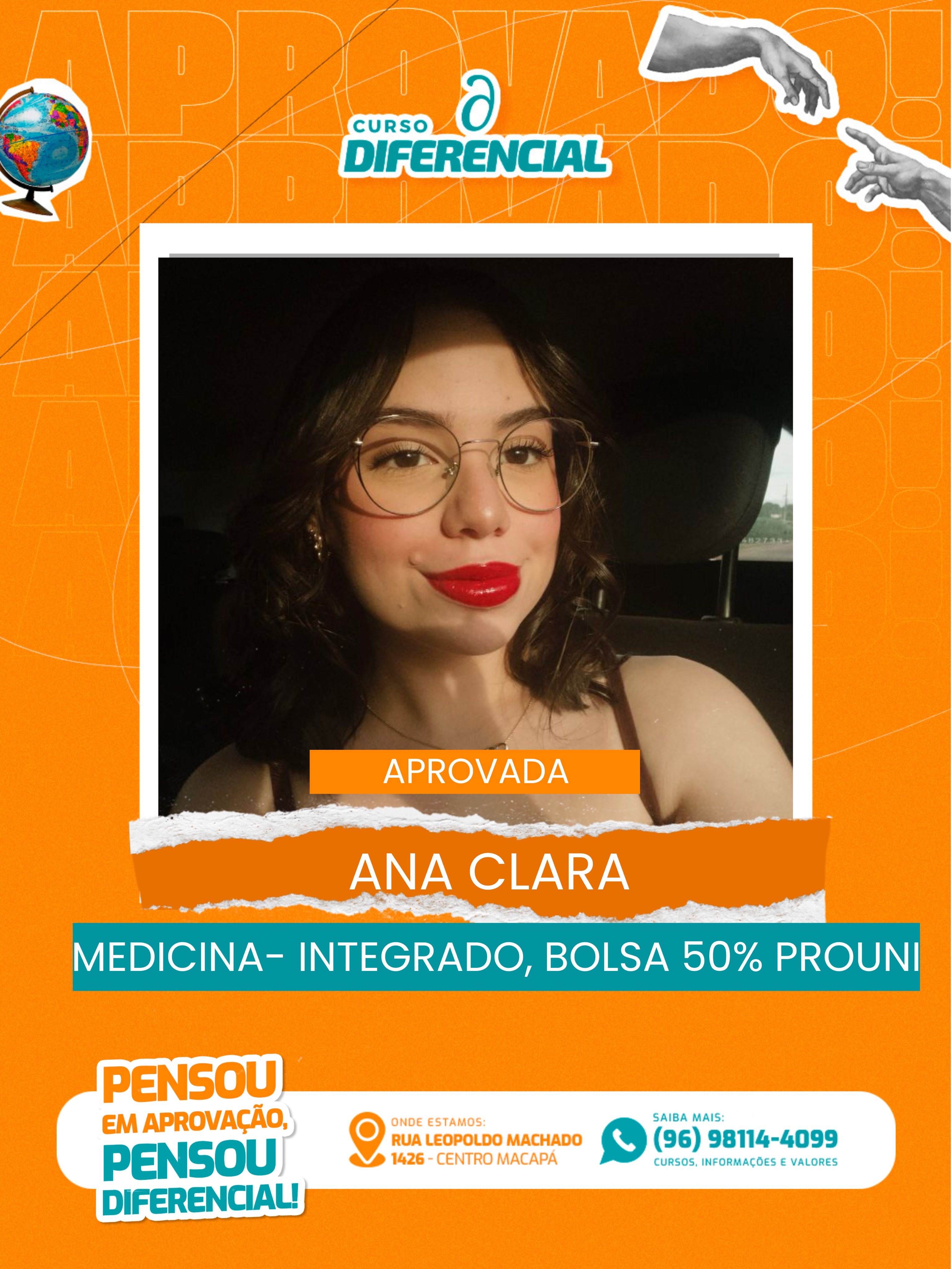 Aluno aprovado do Curso Diferencial